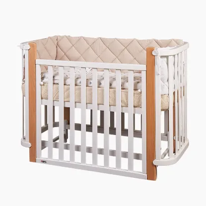 Poza cu Patut bebelusi lemn Mon Belle natur 120×60