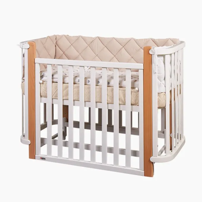 Poza cu Patut bebelusi lemn Mon Belle natur 120×60